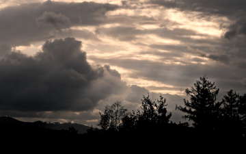 Sunset over Southern Poland