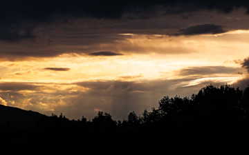 Sunset over Southern Poland